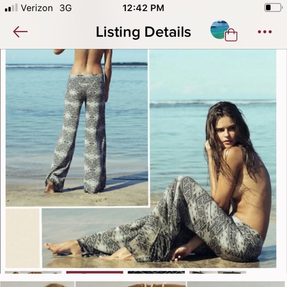 acacia silk pants